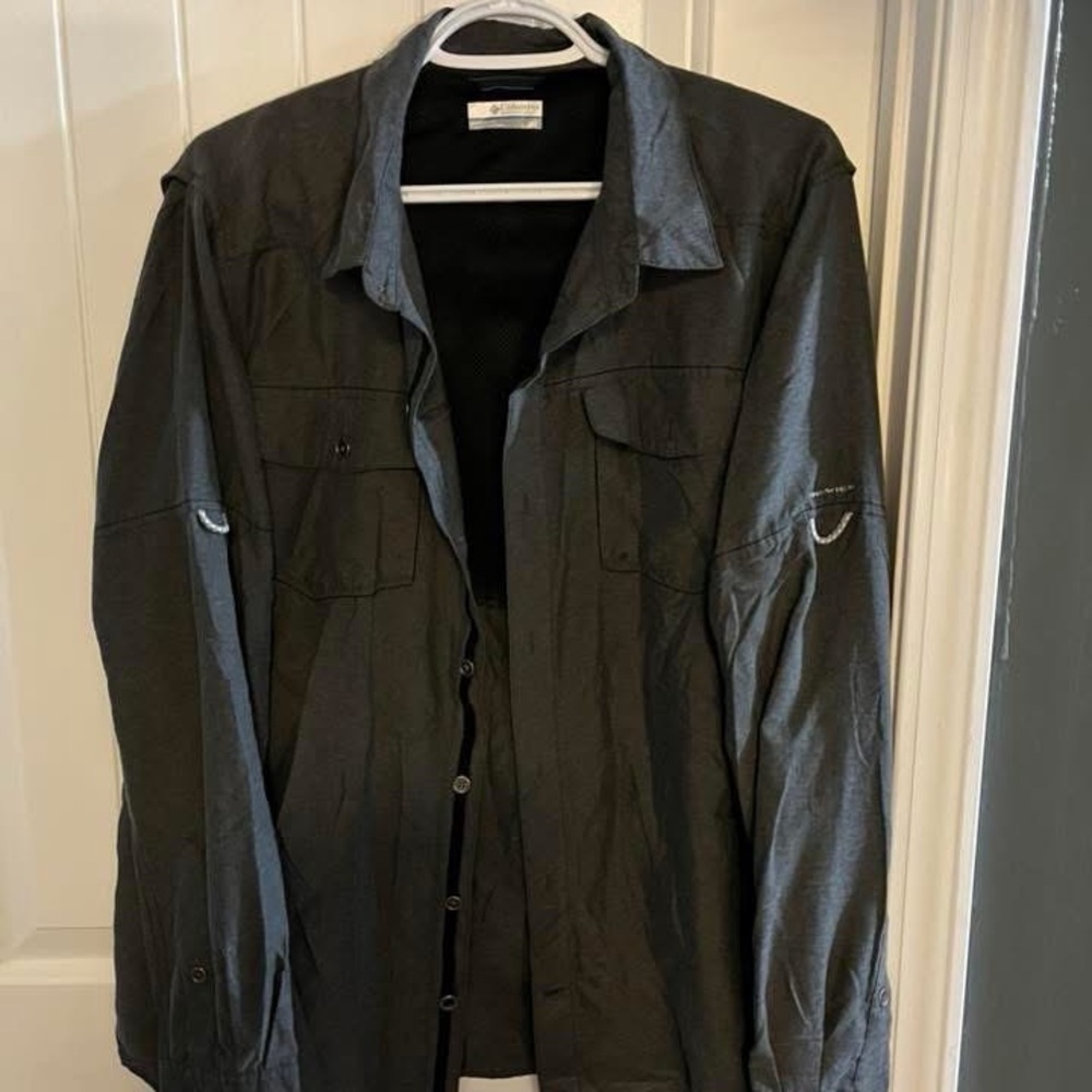 Columbia Men's Dark Gray Shirt Jacket